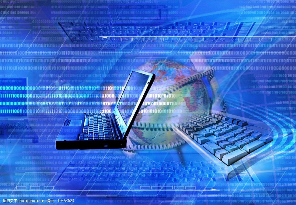 数字时代的信息技术 电脑科技背景图片的魅力与意义