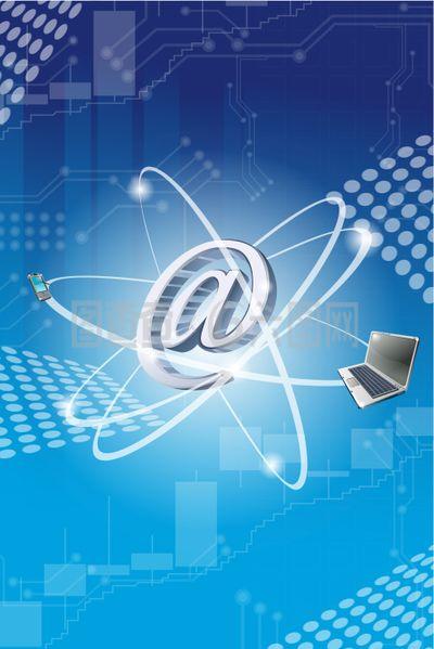 蓝色科技 计算机科技背景下的未来视界